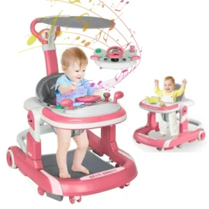 5 in 1 Infant Anti-Rollover Walker Learning Toy