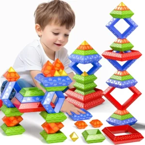 30 Pcs E-Stem Stackable Building Blocks Ages 1-5