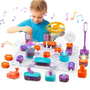 150+ DIY Electronics Circuit Board Kit Ages 6+