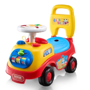 Ride On Car Music Steering Wheel/Storage Ages 1-3