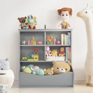 CAPHAUS Open Cubby, Multi-Use Book Toy Storage