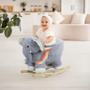 Musical Elephant Baby Ride-on Rocker Toddlers 1-3