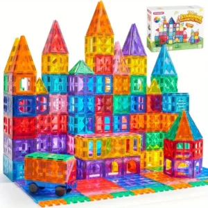 JOYFY 50/66/110 PC 3D Magnetic Building Tile Set