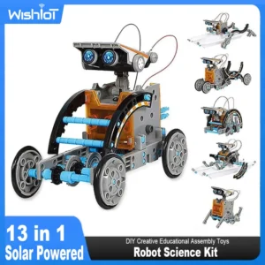 13-N-1 Electronic Solar Powered Robot Science Kit