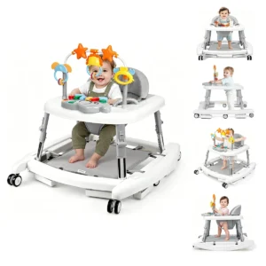 5 in 1 Foldable Baby Walker Activity Center Baby
