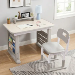 Kids Height-Adjustable Activity Table and Chair Set